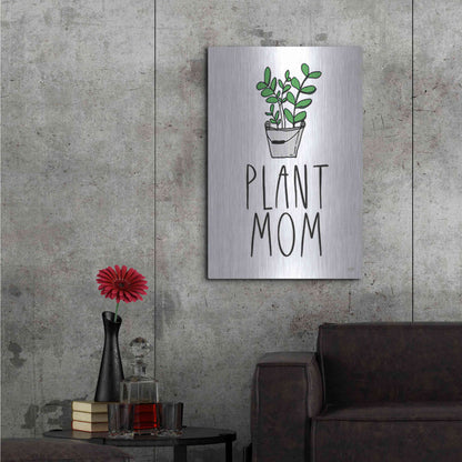 Luxe Metal Art 'Plant Mom' by Lux + Me Designs, Metal Wall Art,24x36