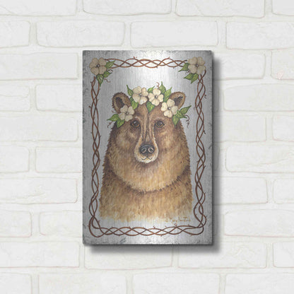 Luxe Metal Art 'Bear' by Mary Ann June, Metal Wall Art,12x16