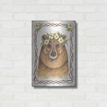 Luxe Metal Art 'Bear' by Mary Ann June, Metal Wall Art,16x24