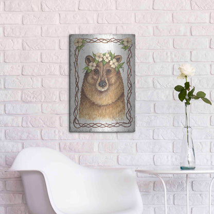 Luxe Metal Art 'Bear' by Mary Ann June, Metal Wall Art,16x24