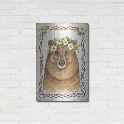 Luxe Metal Art 'Bear' by Mary Ann June, Metal Wall Art,24x36
