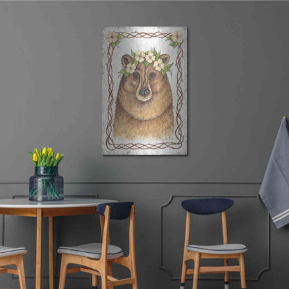 Luxe Metal Art 'Bear' by Mary Ann June, Metal Wall Art,24x36