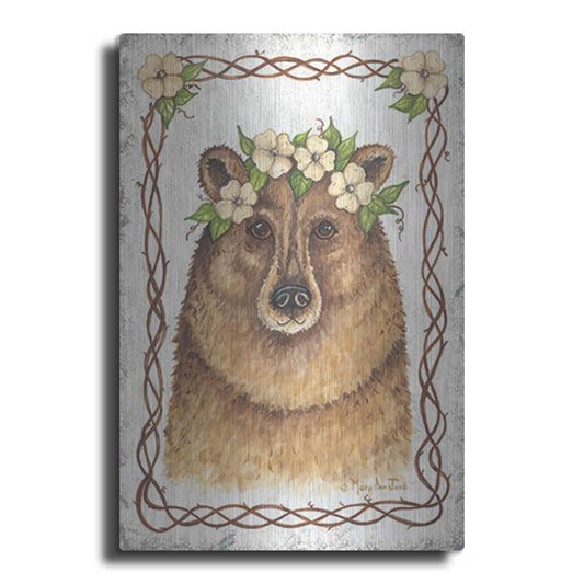 Luxe Metal Art 'Bear' by Mary Ann June, Metal Wall Art