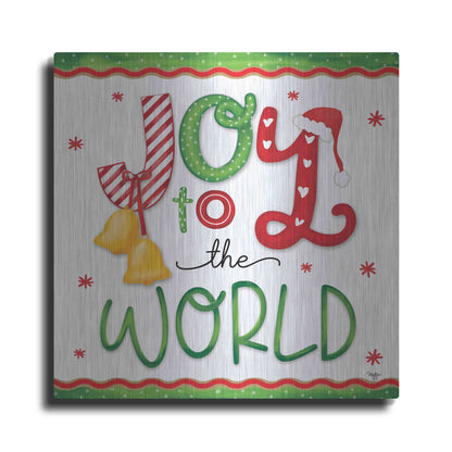 Luxe Metal Art 'Joy' by Mollie B., Metal Wall Art