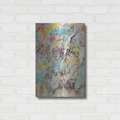 Luxe Metal Art 'Graffiti Freedom' by Danhui Nai, Metal Wall Art,16x24