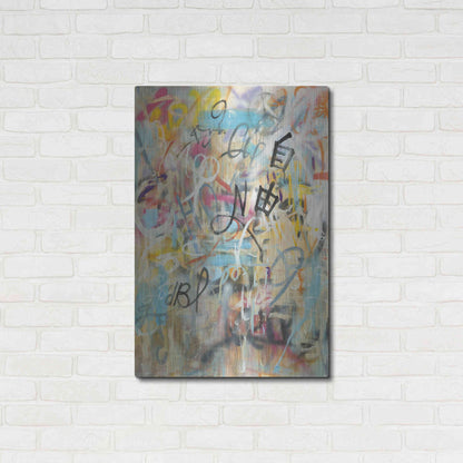 Luxe Metal Art 'Graffiti Freedom' by Danhui Nai, Metal Wall Art,24x36