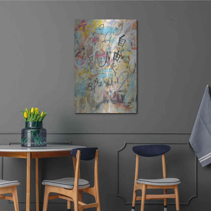 Luxe Metal Art 'Graffiti Freedom' by Danhui Nai, Metal Wall Art,24x36
