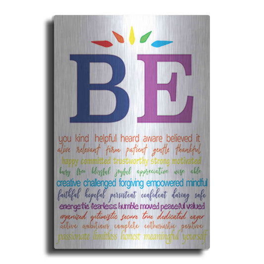 Luxe Metal Art 'Be You' by Lauren Rader, Metal Wall Art
