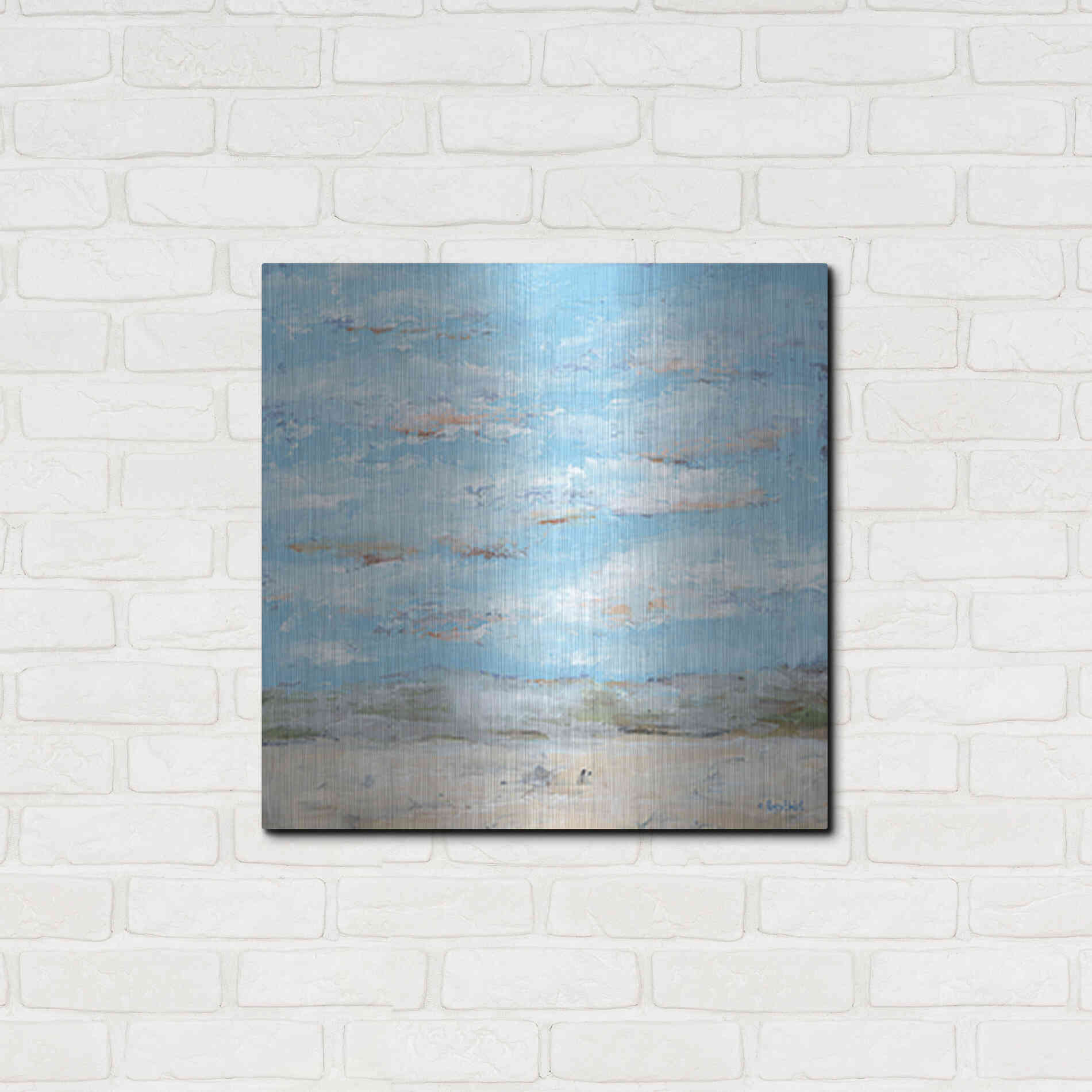 Luxe Metal Art 'Look Up, Part 1' by Roey Ebert, Metal Wall Art,24x24