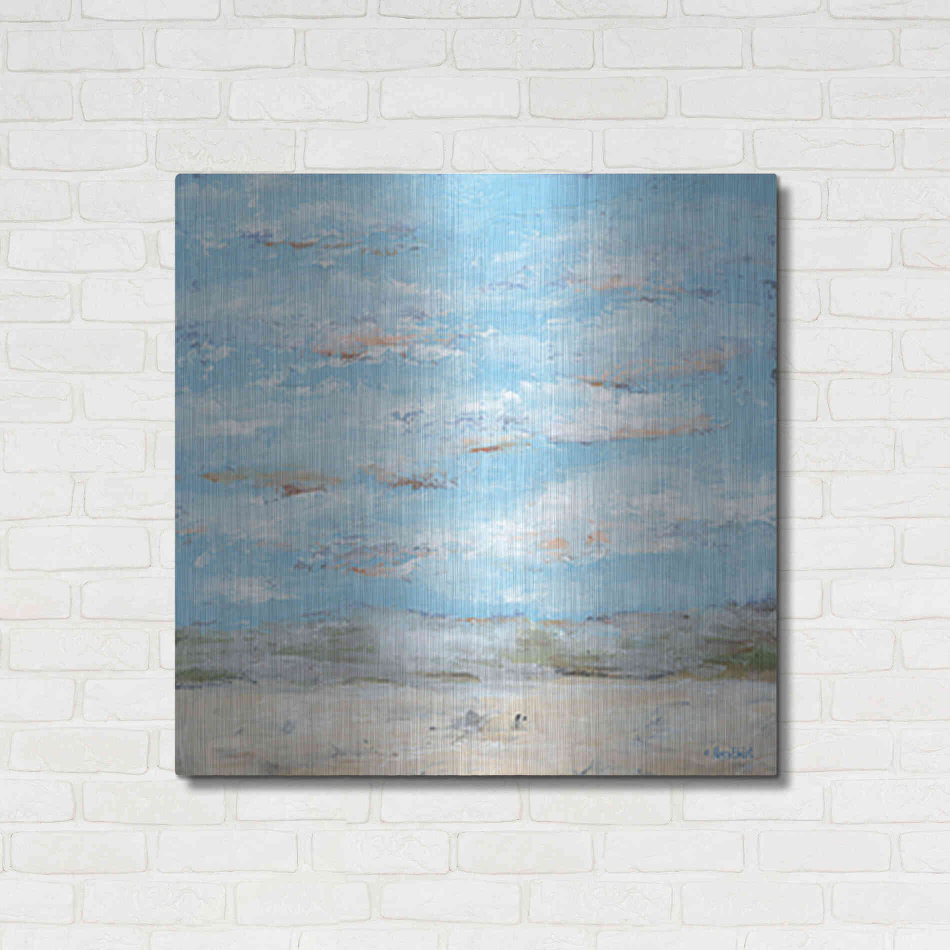 Luxe Metal Art 'Look Up, Part 1' by Roey Ebert, Metal Wall Art,36x36