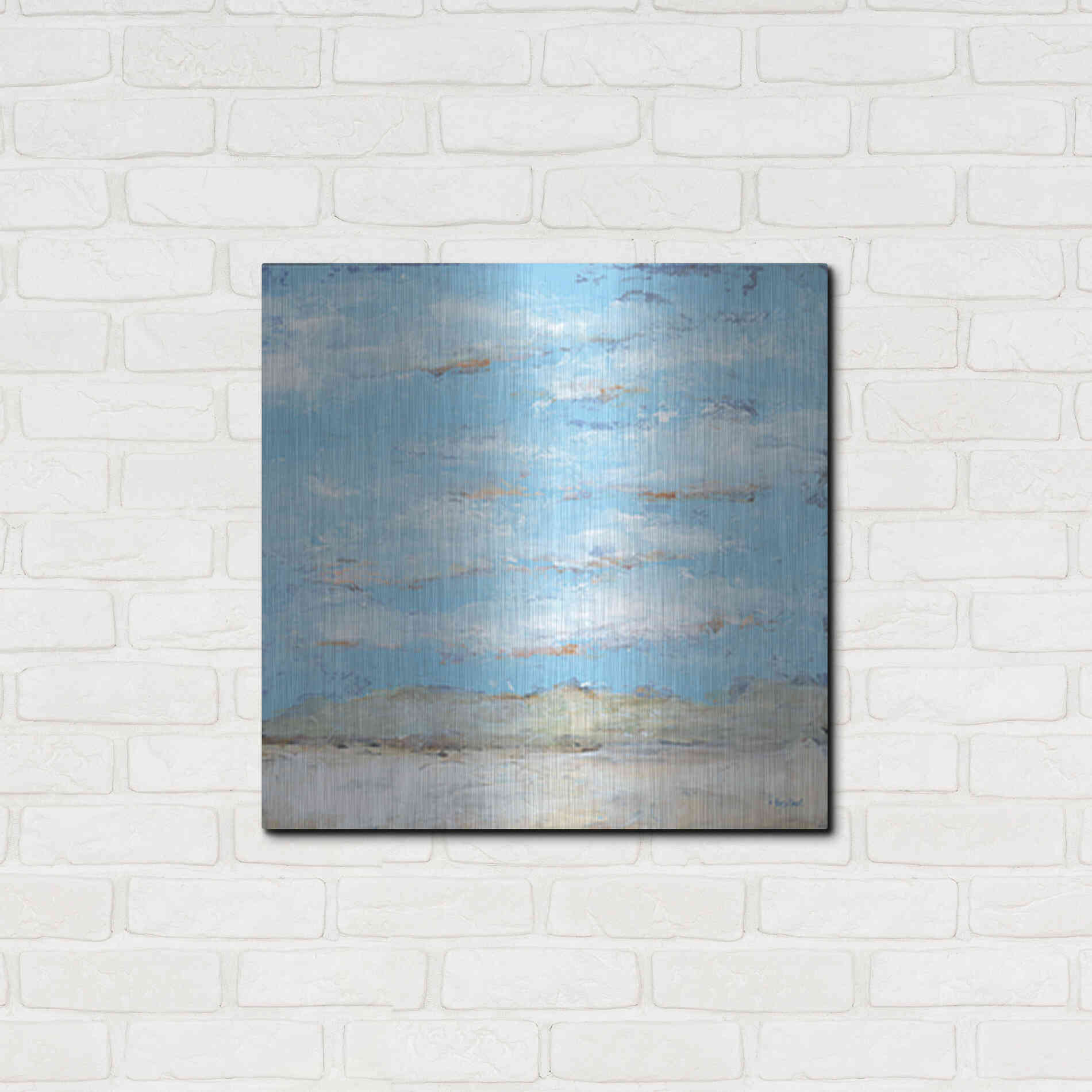 Luxe Metal Art 'Look Up, Part 2' by Roey Ebert, Metal Wall Art,24x24