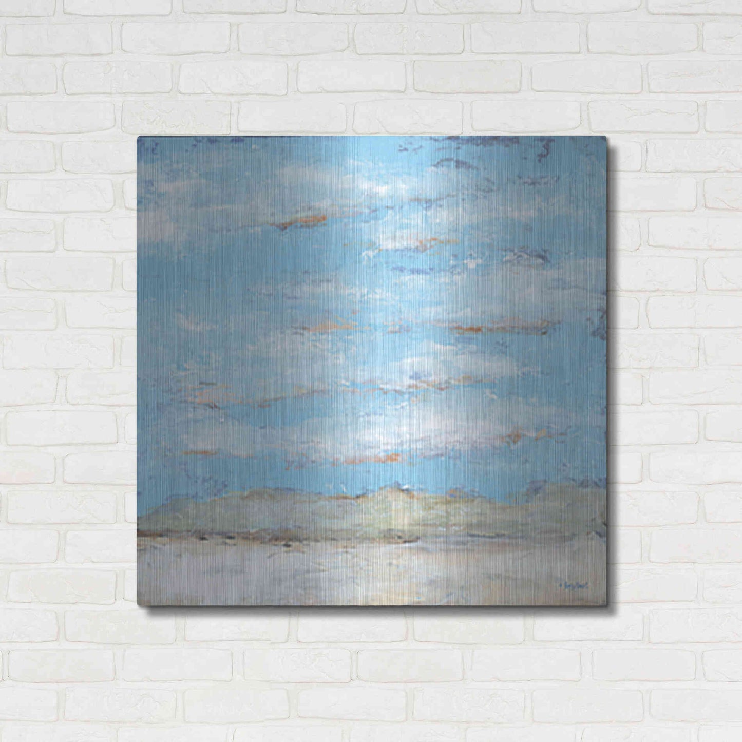 Luxe Metal Art 'Look Up, Part 2' by Roey Ebert, Metal Wall Art,36x36