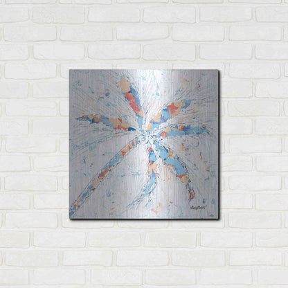 Luxe Metal Art 'Palm Tree I' by Roey Ebert, Metal Wall Art,24x24