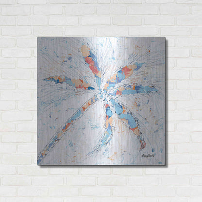 Luxe Metal Art 'Palm Tree I' by Roey Ebert, Metal Wall Art,36x36