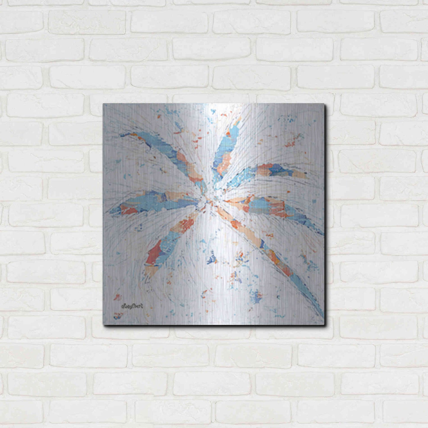 Luxe Metal Art 'Palm Tree II' by Roey Ebert, Metal Wall Art,24x24