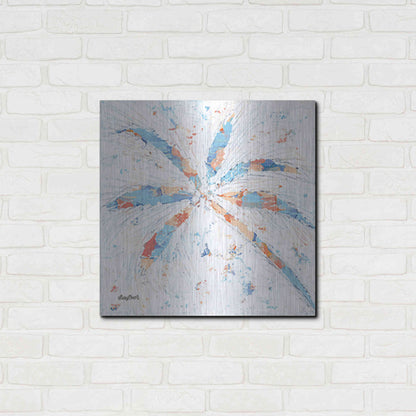 Luxe Metal Art 'Palm Tree II' by Roey Ebert, Metal Wall Art,24x24