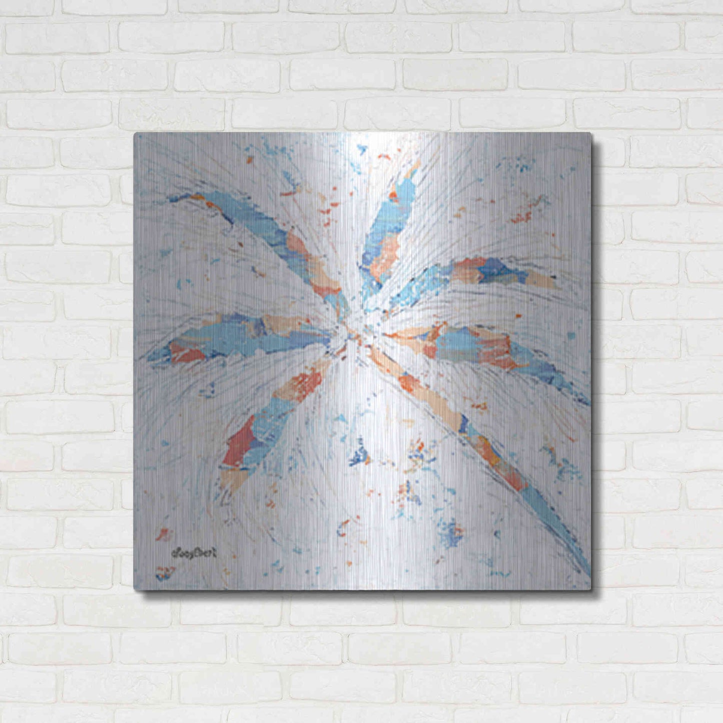 Luxe Metal Art 'Palm Tree II' by Roey Ebert, Metal Wall Art,36x36