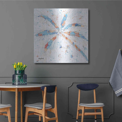 Luxe Metal Art 'Palm Tree II' by Roey Ebert, Metal Wall Art,36x36