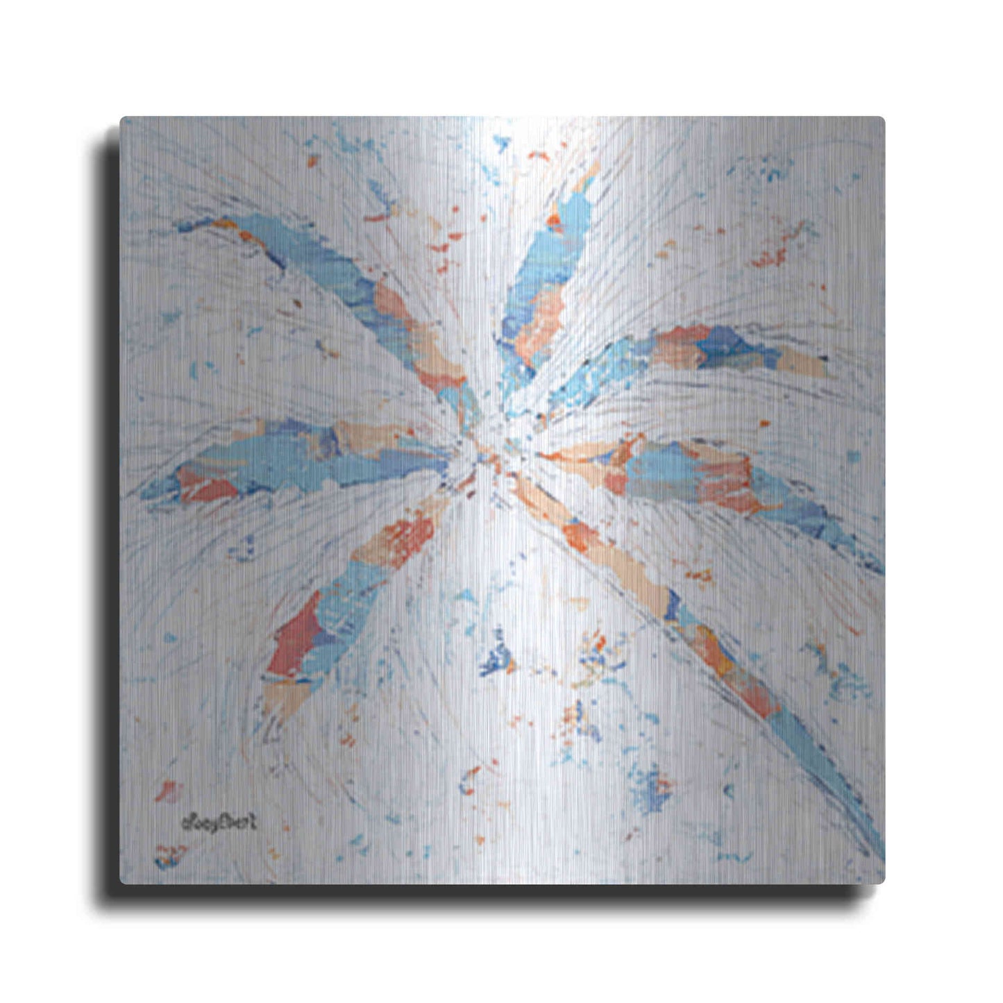 Luxe Metal Art 'Palm Tree II' by Roey Ebert, Metal Wall Art