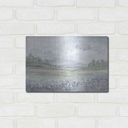 Luxe Metal Art 'Meadow' by Roey Ebert, Metal Wall Art,16x12
