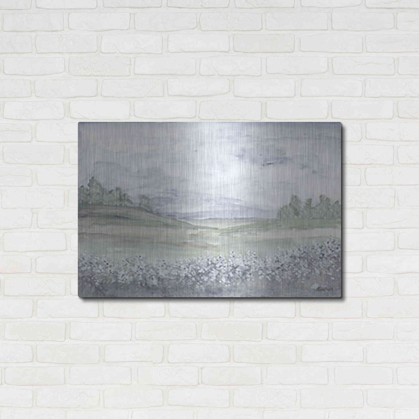 Luxe Metal Art 'Meadow' by Roey Ebert, Metal Wall Art,36x24