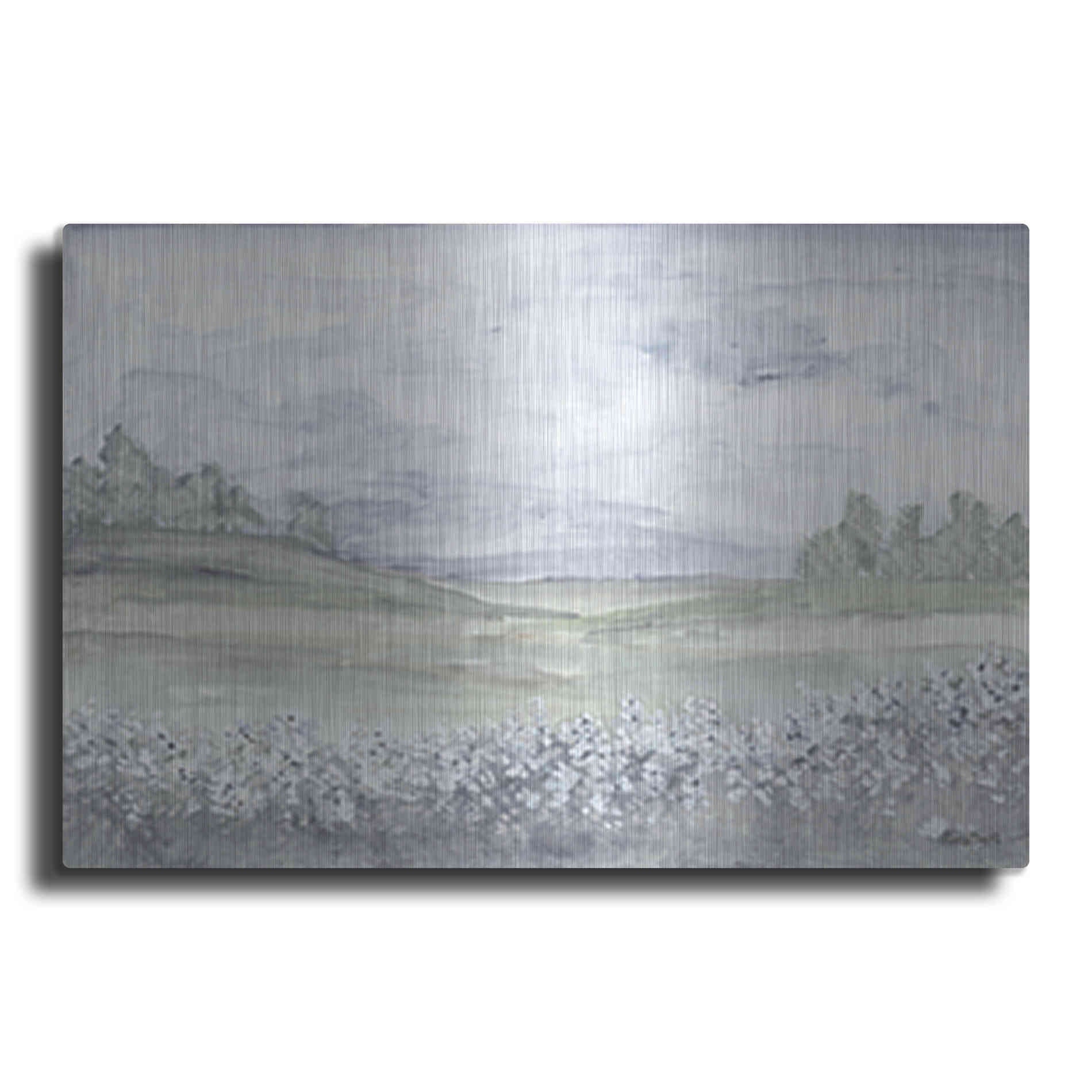 Luxe Metal Art 'Meadow' by Roey Ebert, Metal Wall Art