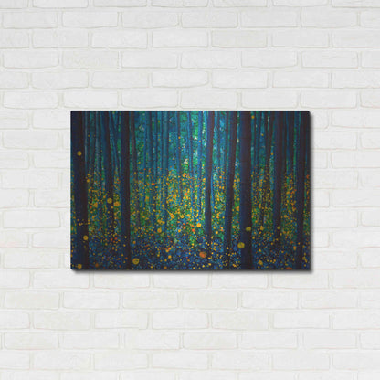 Luxe Metal Art 'Fireflies' by DB Waterman, Metal Wall Art,36x24