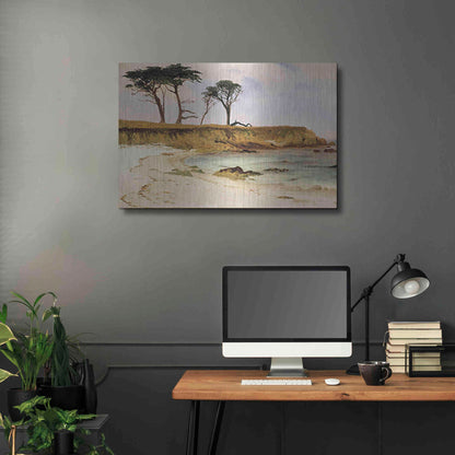 Luxe Metal Art 'Along the Coast' by Stellar Design Studio, Metal Wall Art,36x24