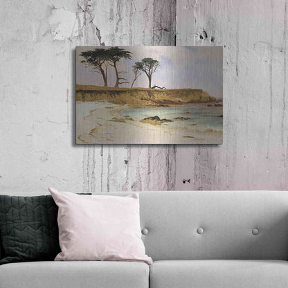 Luxe Metal Art 'Along the Coast' by Stellar Design Studio, Metal Wall Art,36x24