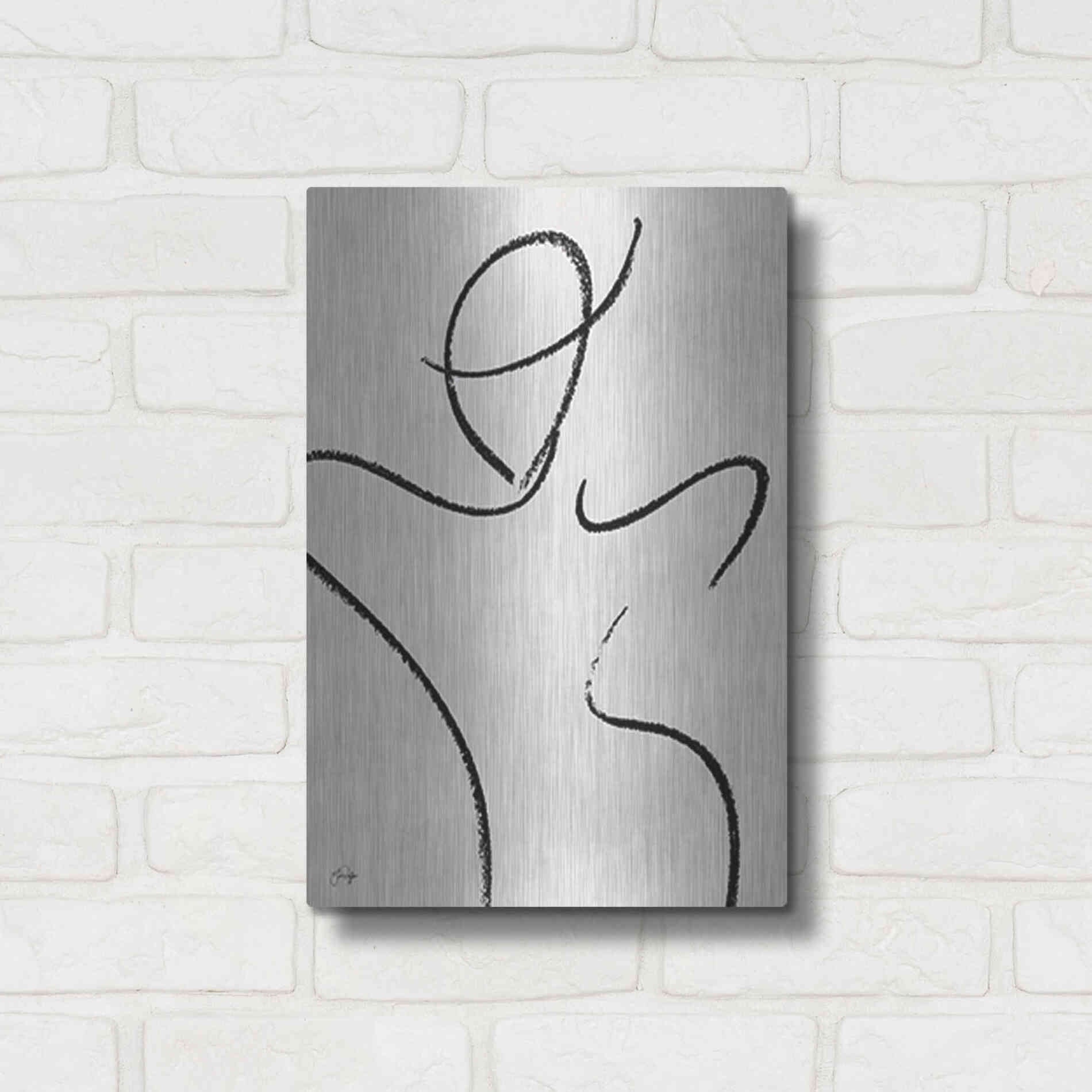 Luxe Metal Art 'Miss Carmen' by Yass Naffas Designs, Metal Wall Art,12x16