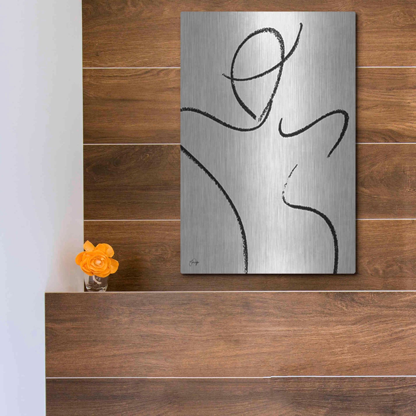 Luxe Metal Art 'Miss Carmen' by Yass Naffas Designs, Metal Wall Art,12x16