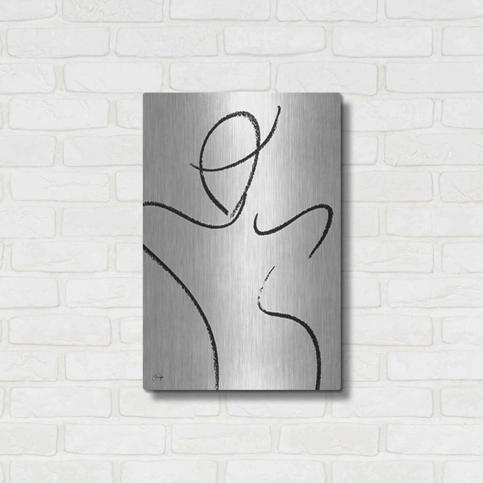 Luxe Metal Art 'Miss Carmen' by Yass Naffas Designs, Metal Wall Art,16x24