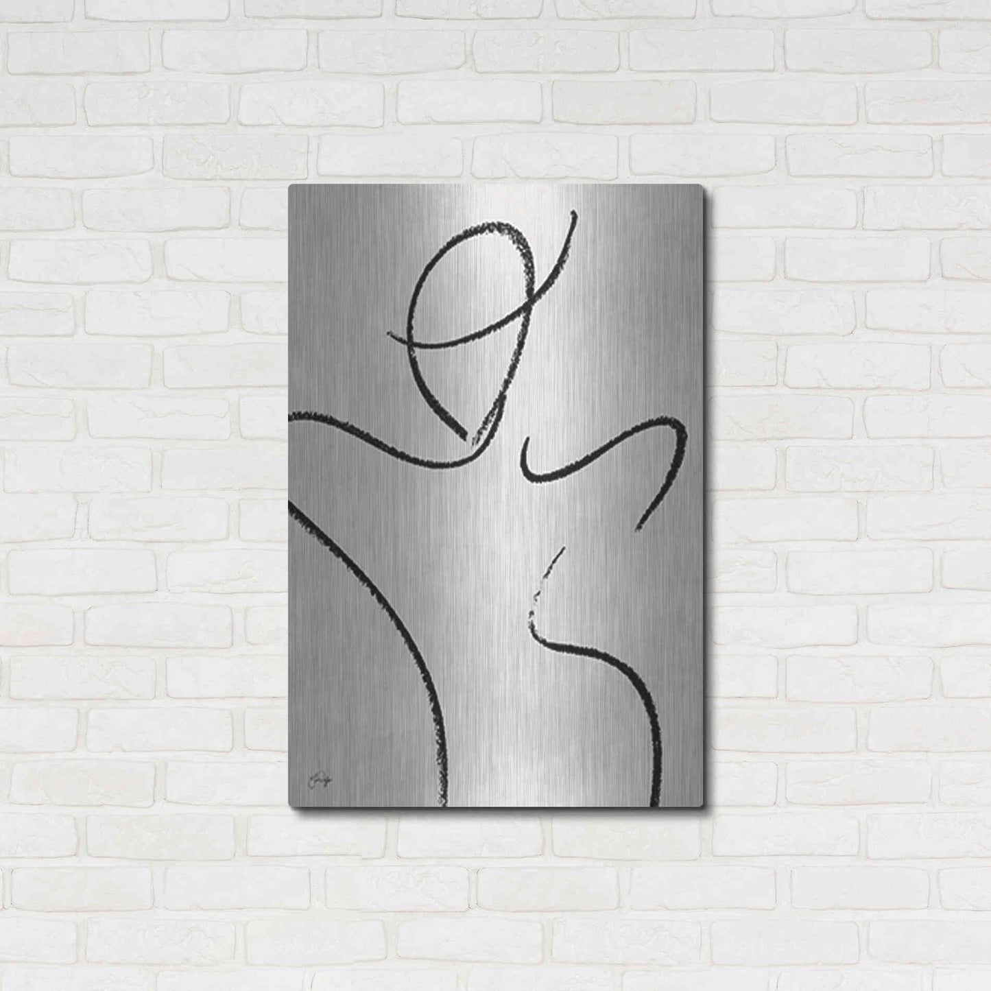 Luxe Metal Art 'Miss Carmen' by Yass Naffas Designs, Metal Wall Art,24x36