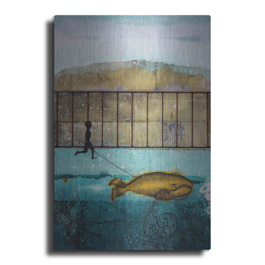 Luxe Metal Art 'Good Companion' by DB Waterman, Metal Wall Art