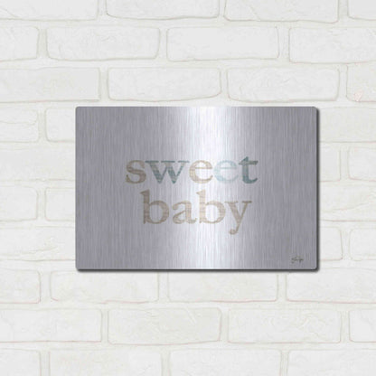 Luxe Metal Art 'Sweet Baby' by Yass Naffas Designs, Metal Wall Art,16x12