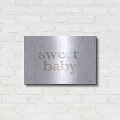 Luxe Metal Art 'Sweet Baby' by Yass Naffas Designs, Metal Wall Art,24x16