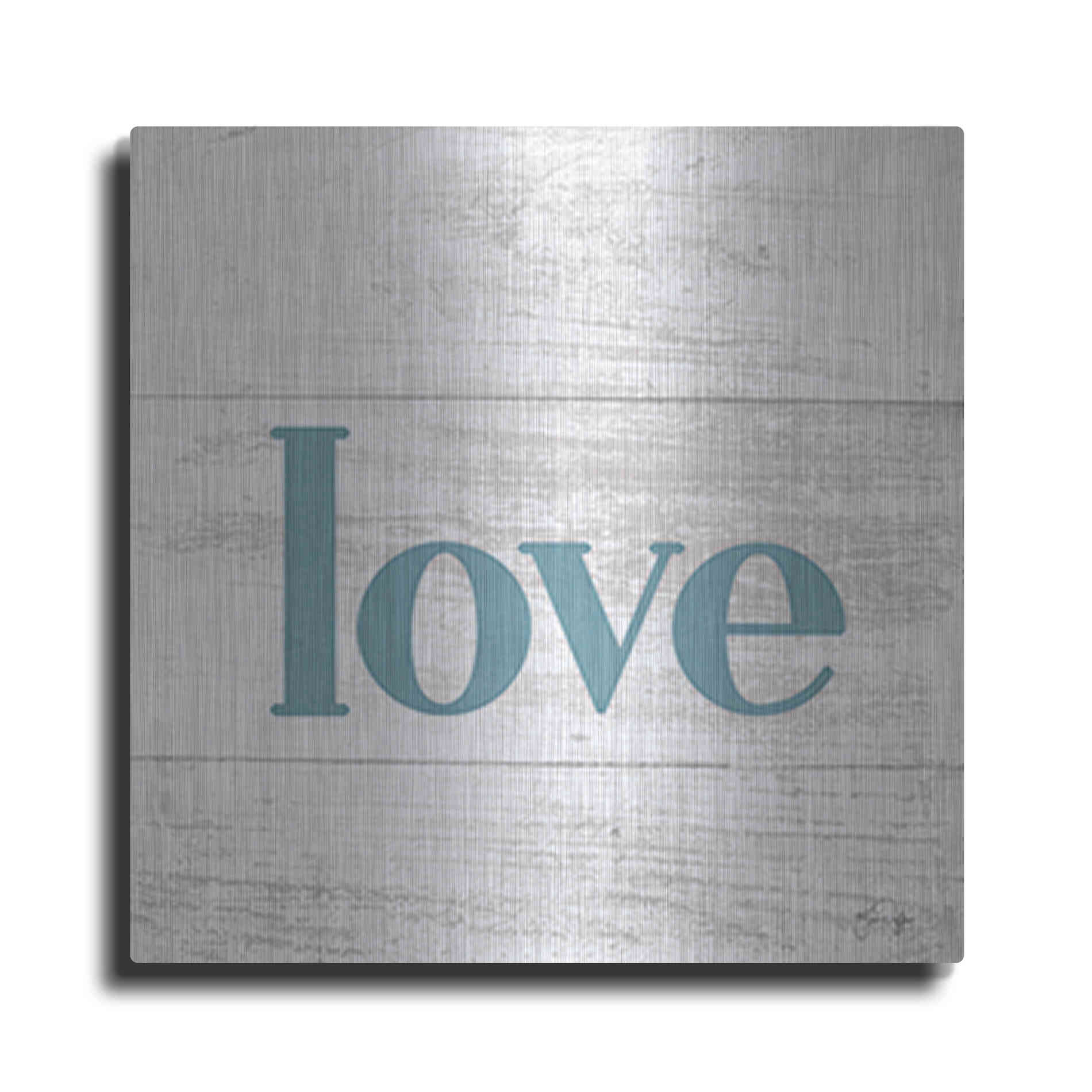 Luxe Metal Art 'Love' by Yass Naffas Designs, Metal Wall Art