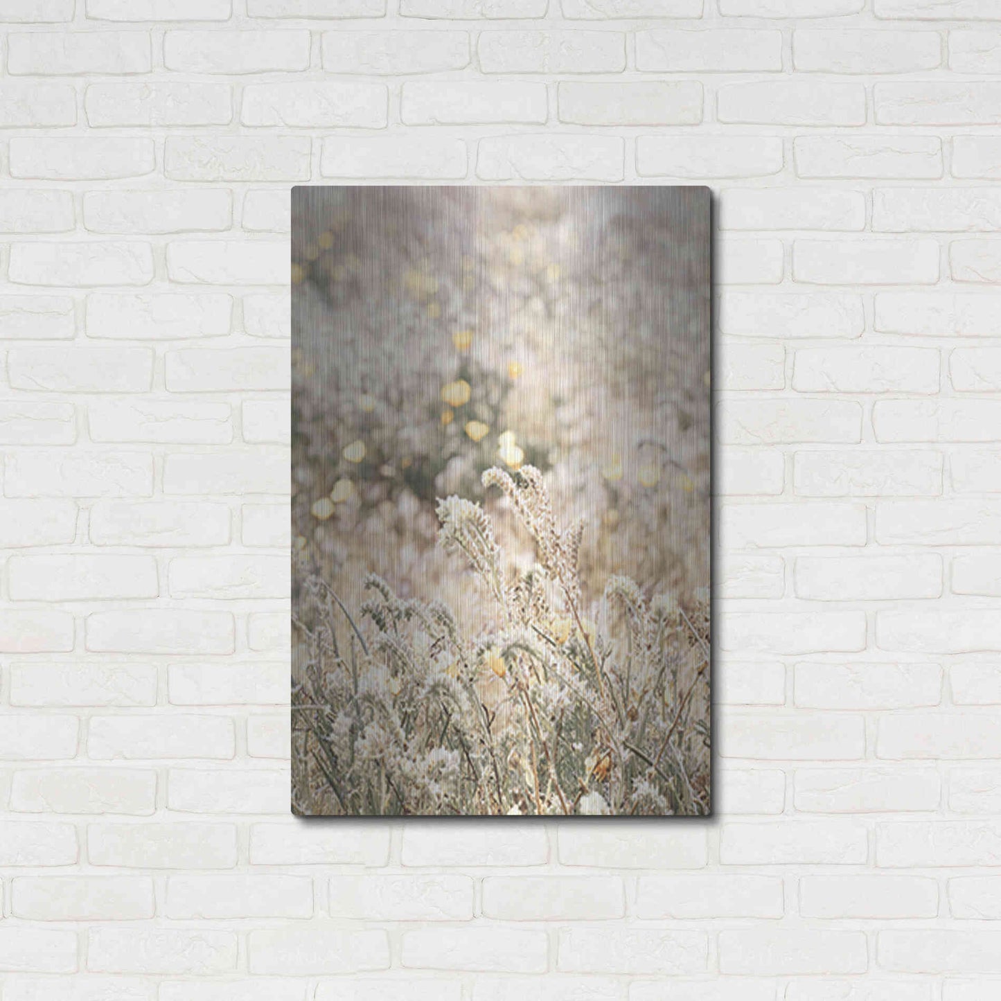 Luxe Metal Art 'Sweet Vintage Field' by Yass Naffas Designs, Metal Wall Art,24x36