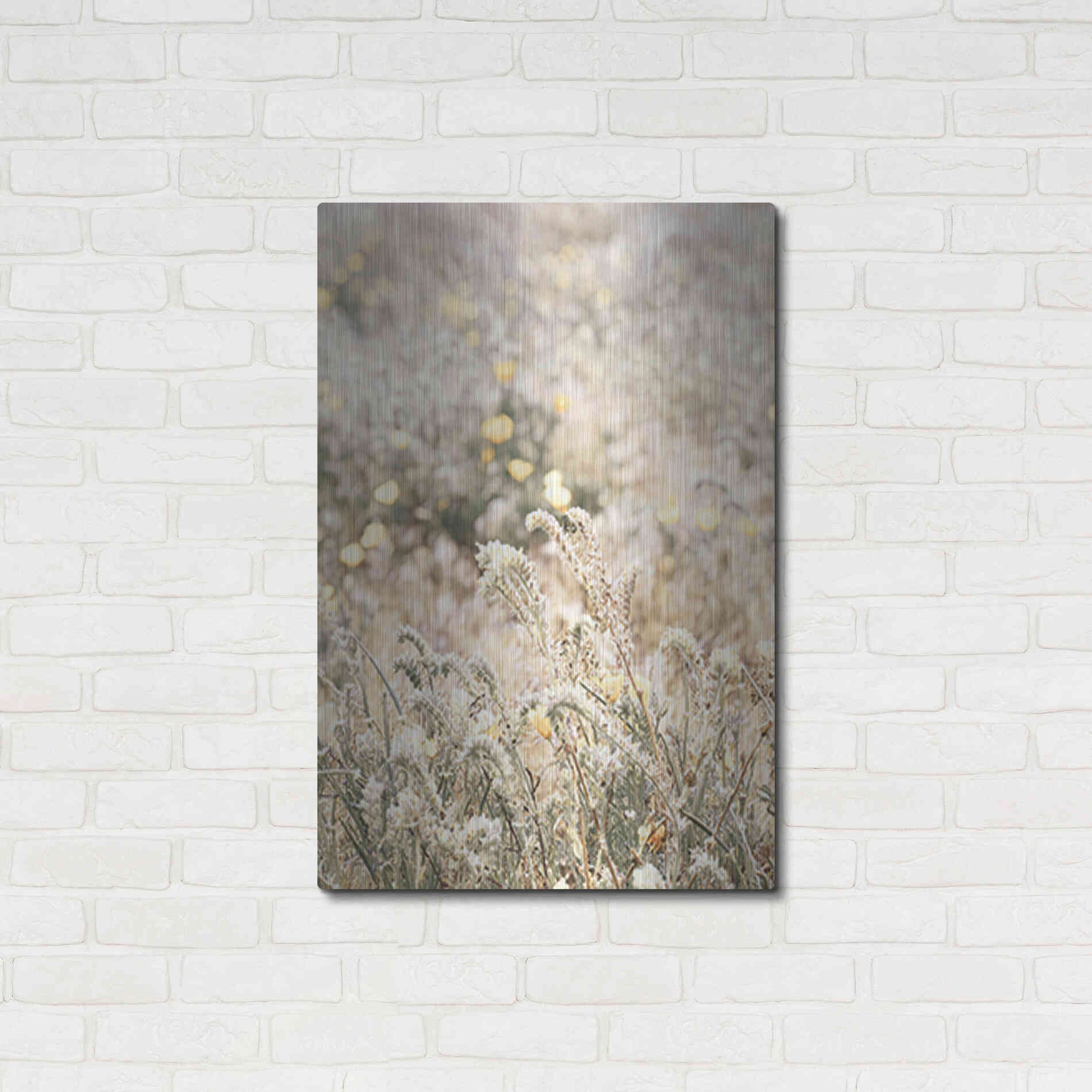 Luxe Metal Art 'Sweet Vintage Field' by Yass Naffas Designs, Metal Wall Art,24x36