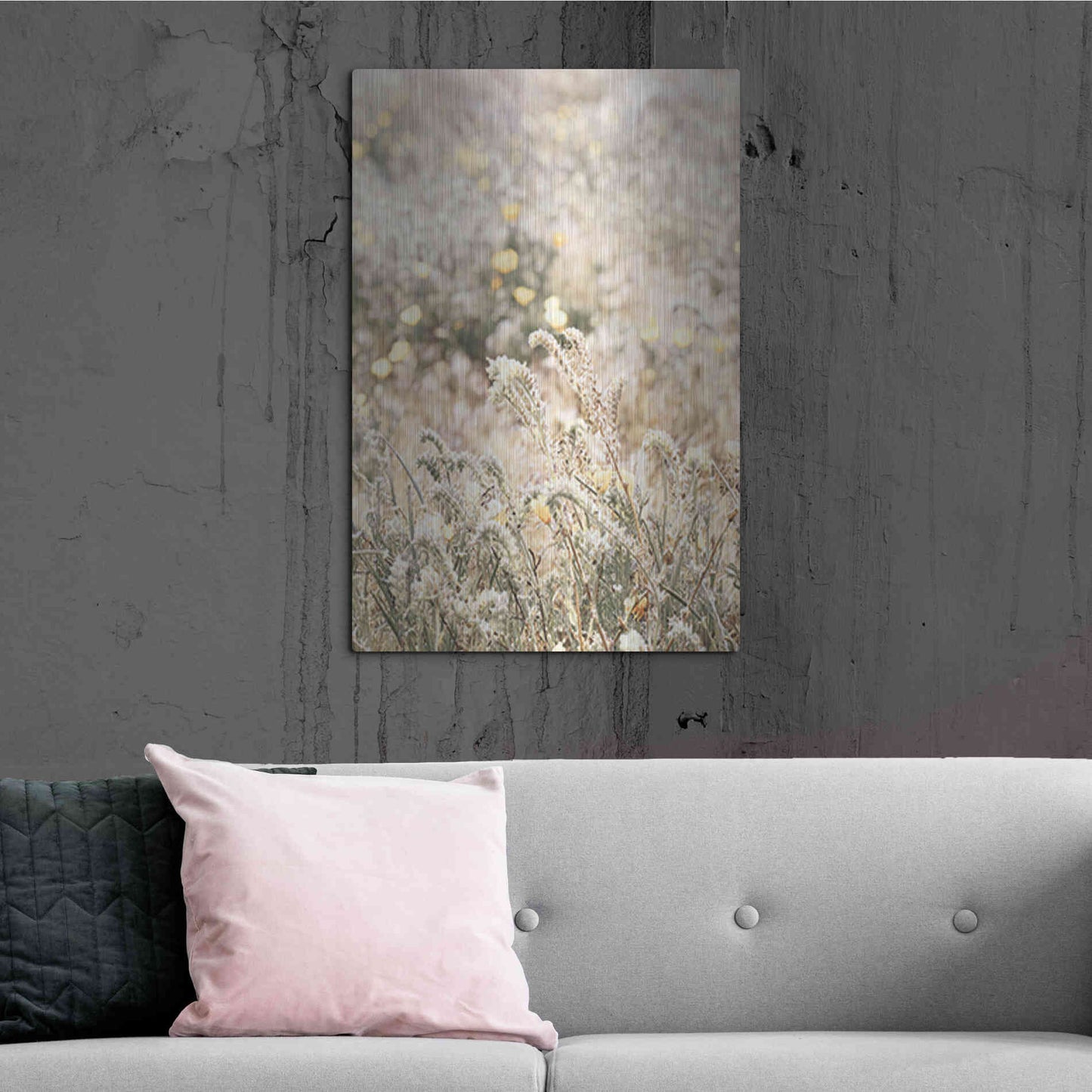 Luxe Metal Art 'Sweet Vintage Field' by Yass Naffas Designs, Metal Wall Art,24x36