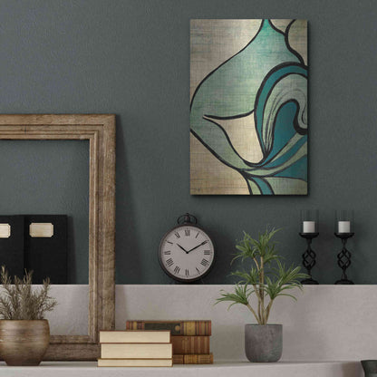 Luxe Metal Art 'Mysterious Movement' by Yass Naffas Designs, Metal Wall Art,12x16