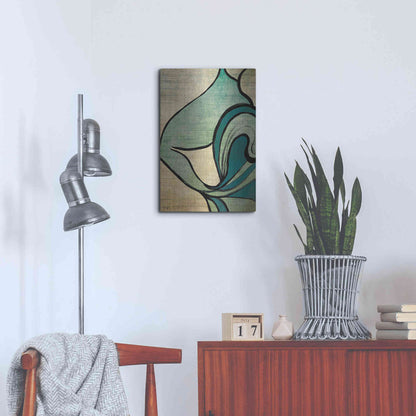 Luxe Metal Art 'Mysterious Movement' by Yass Naffas Designs, Metal Wall Art,16x24