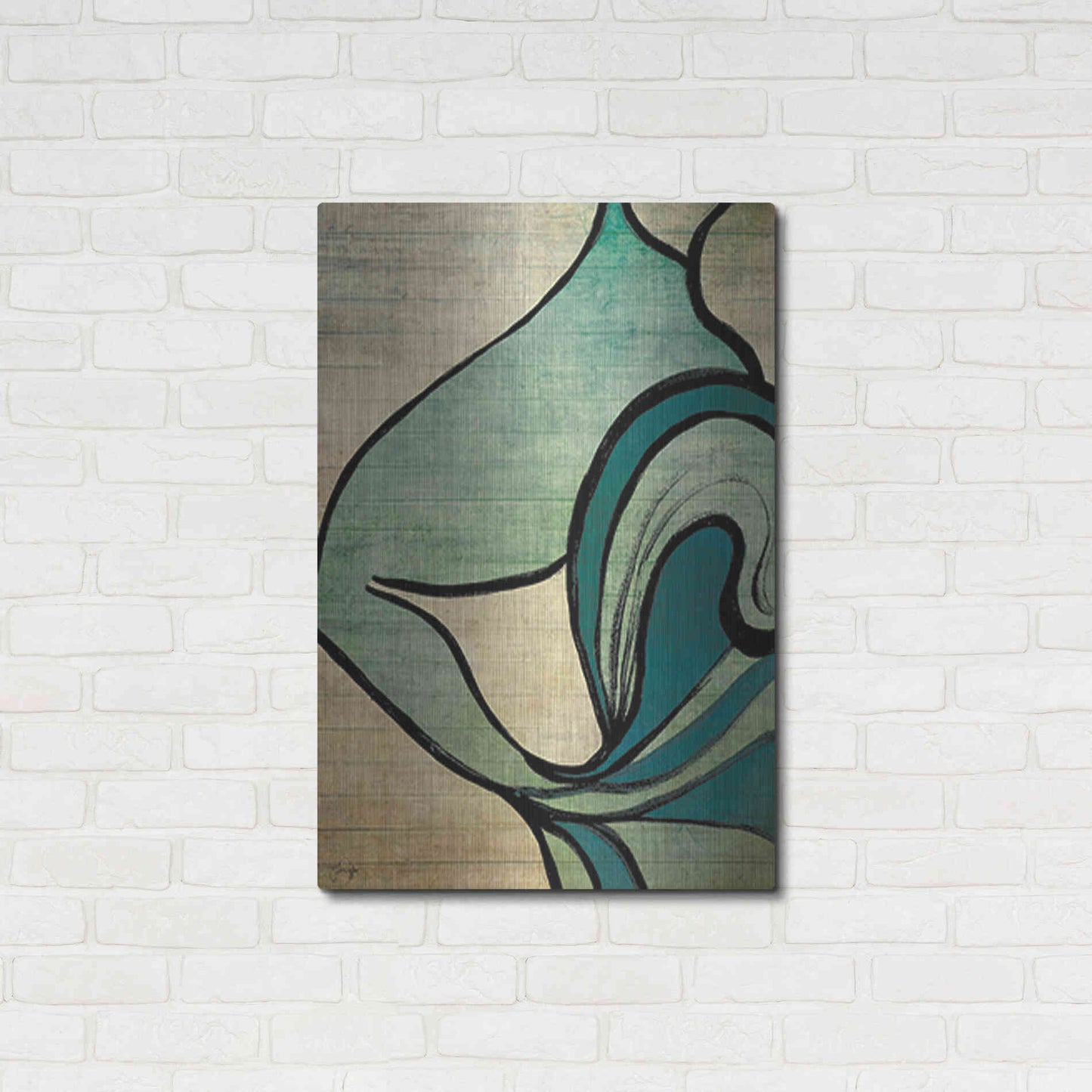 Luxe Metal Art 'Mysterious Movement' by Yass Naffas Designs, Metal Wall Art,24x36
