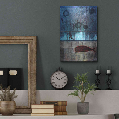 Luxe Metal Art 'Imaginary Friend' by DB Waterman, Metal Wall Art,12x16