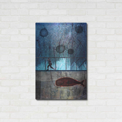 Luxe Metal Art 'Imaginary Friend' by DB Waterman, Metal Wall Art,24x36