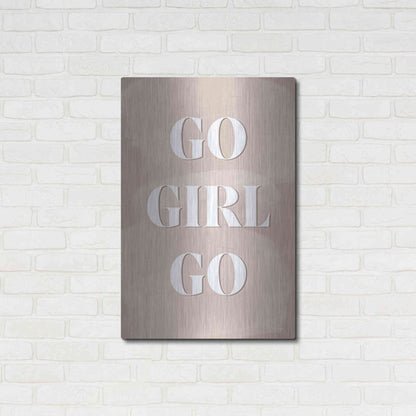 Luxe Metal Art 'Go Girl Go' by Yass Naffas Designs, Metal Wall Art,24x36