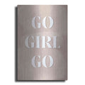 Luxe Metal Art 'Go Girl Go' by Yass Naffas Designs, Metal Wall Art