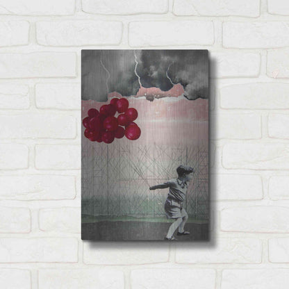 Luxe Metal Art 'Lucky Day' by DB Waterman, Metal Wall Art,12x16