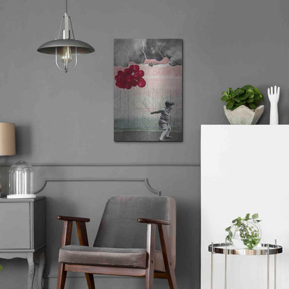 Luxe Metal Art 'Lucky Day' by DB Waterman, Metal Wall Art,16x24