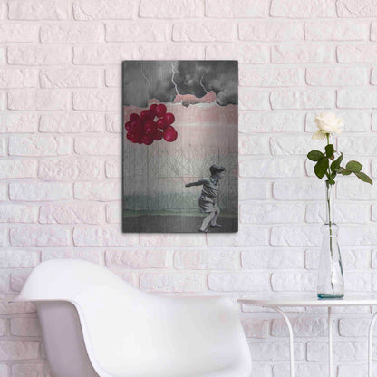 Luxe Metal Art 'Lucky Day' by DB Waterman, Metal Wall Art,16x24